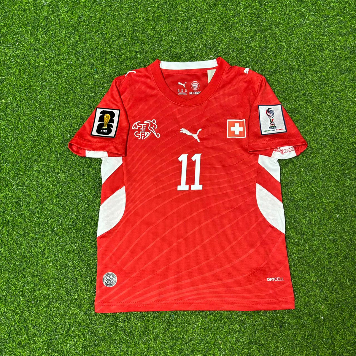 Dan Ndoye 11 - Switzerland 2026 World Cup Kit Jersey Trikot Maillot