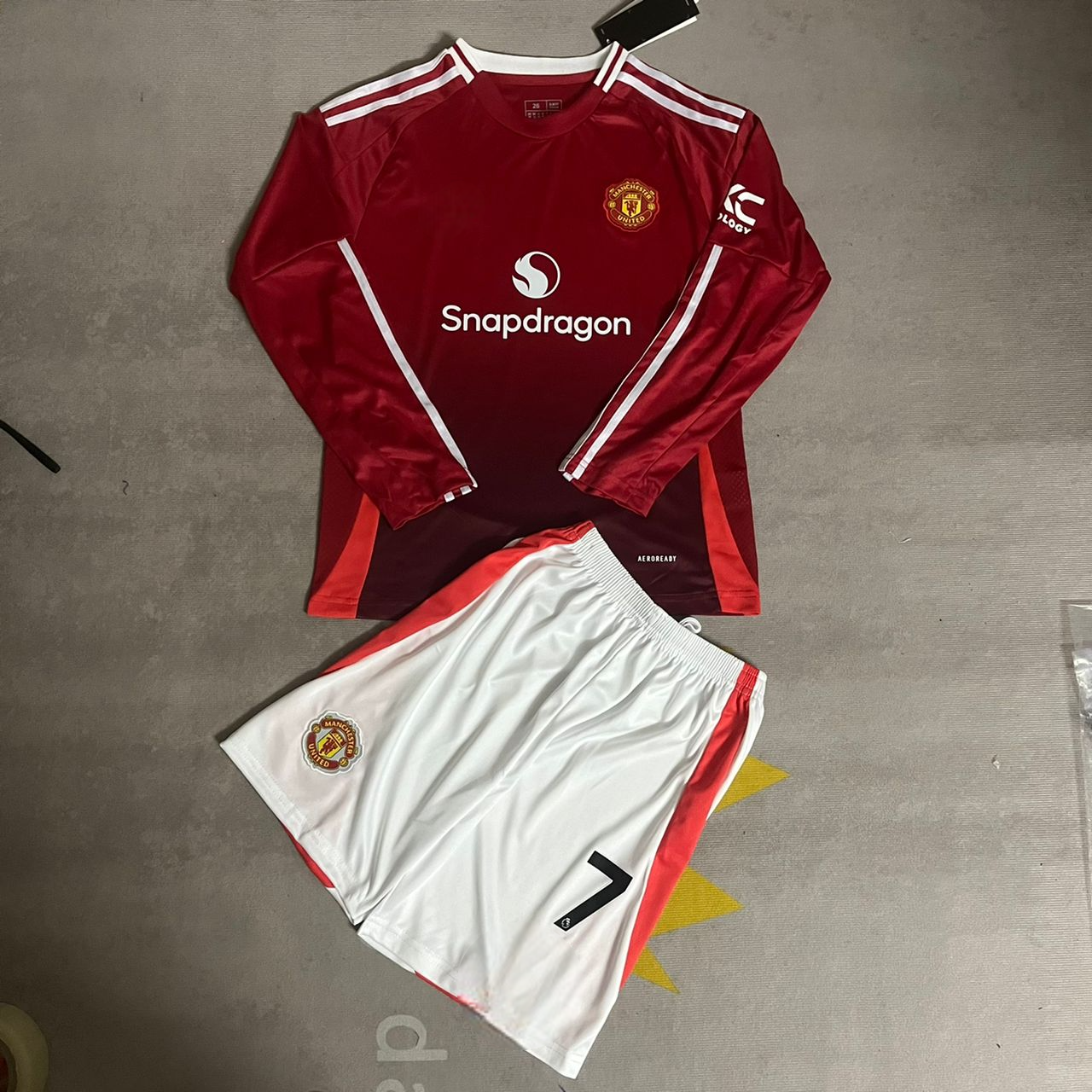 David Beckham Manchester United Kinder-Set Retro Trikot Fußballtrikot