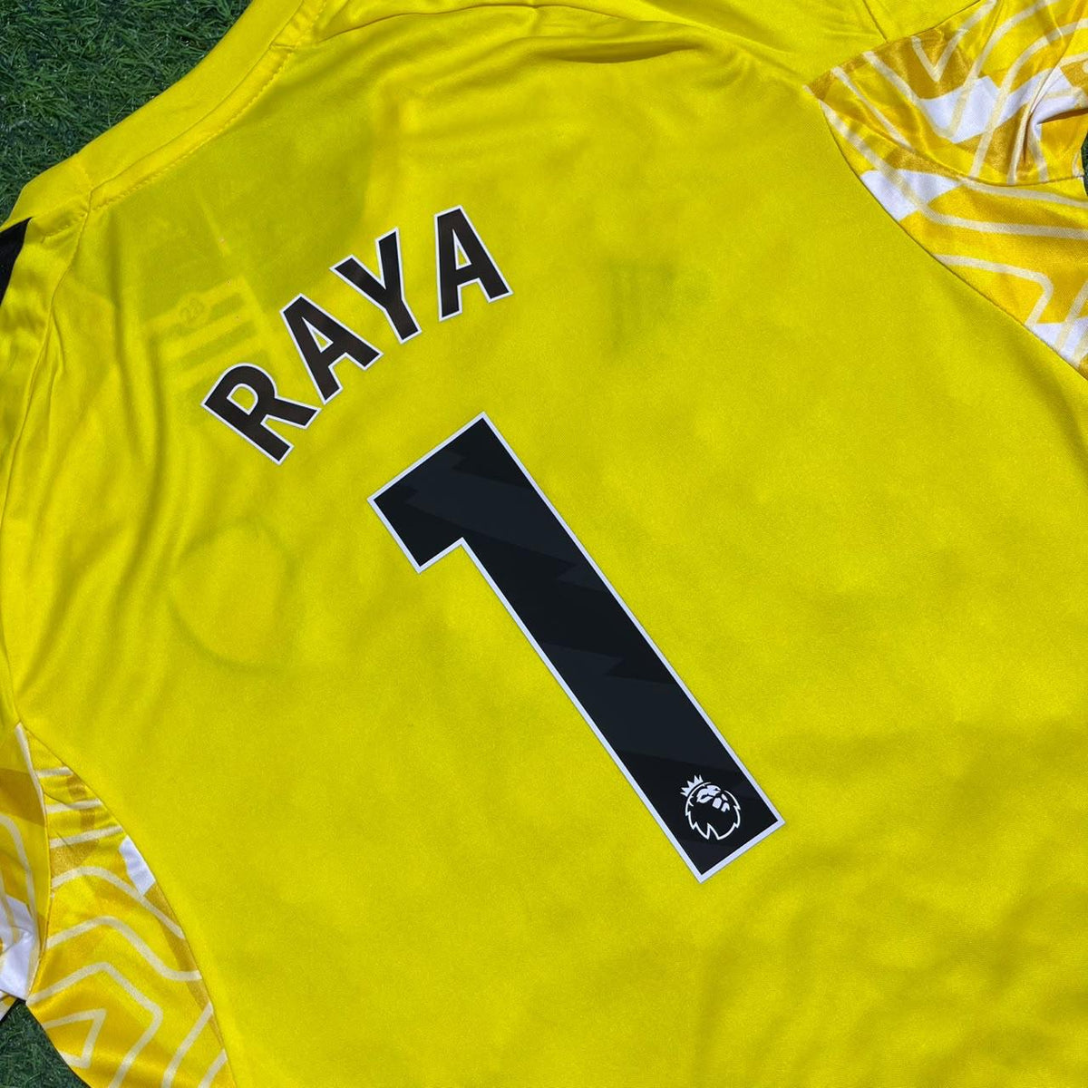 David Raya Arsenal 2026/2027 Nueva Temporada Equipación de Visitante Amarilla para Niños Portero Camiseta de Fútbol Trikot Maillot Maglia