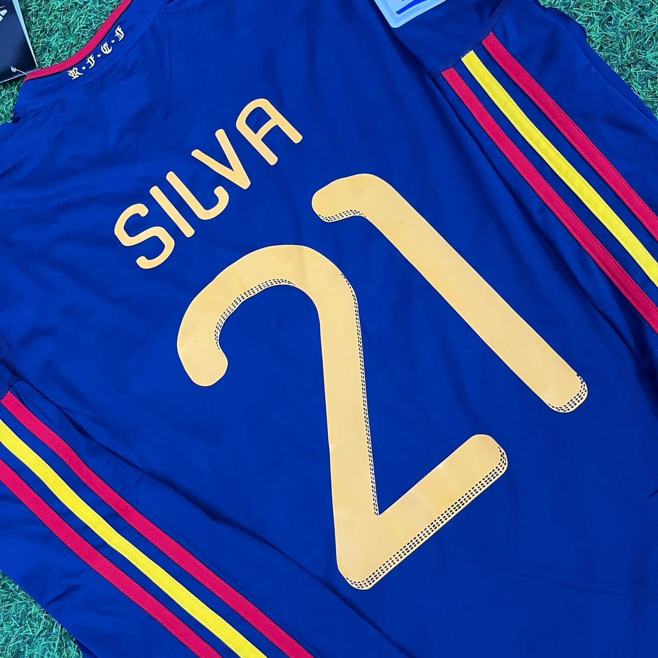 David Silva - Spain 2010 World Cup Final Retro Jersey Trikot