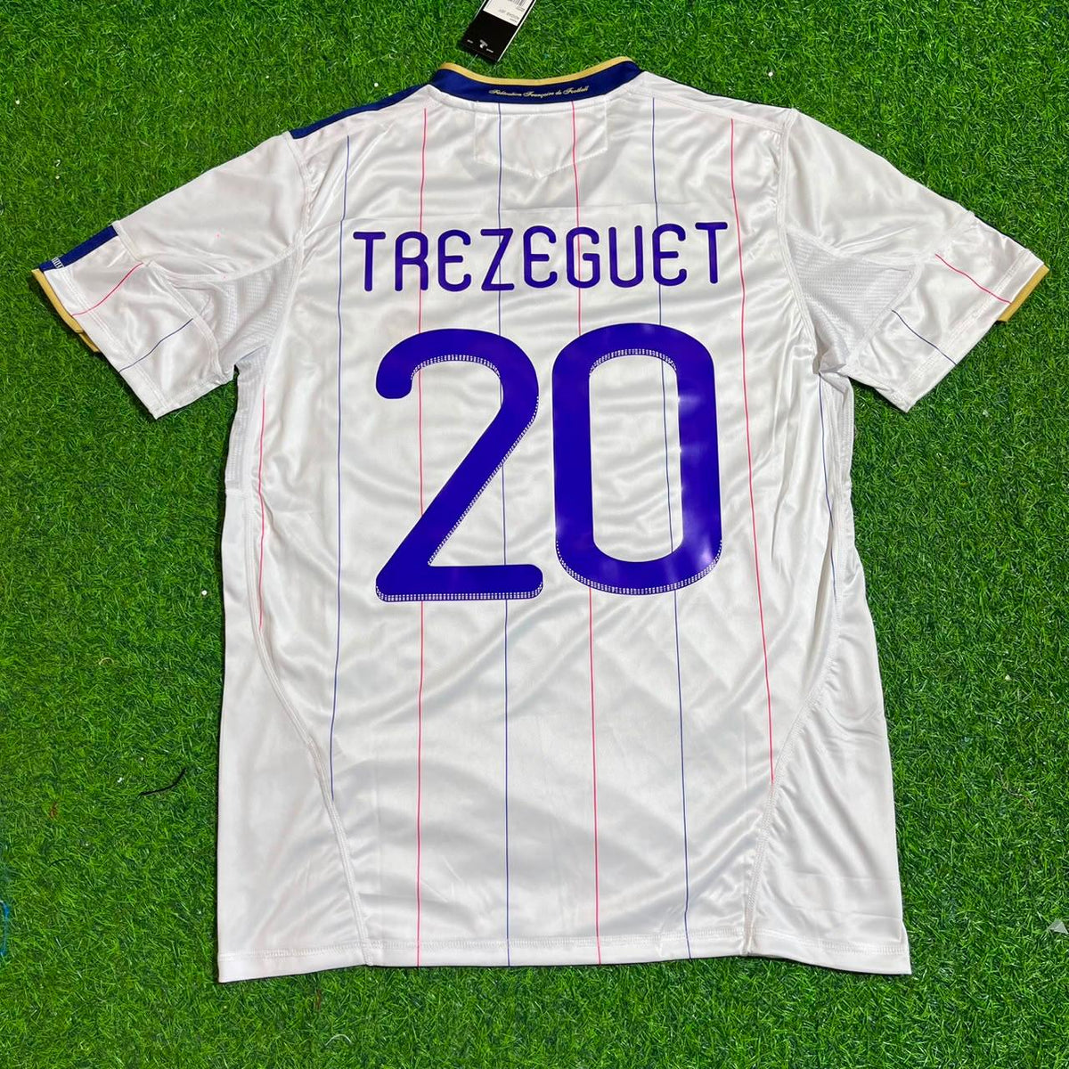 David Trezeguet Frankreich EURO 2004 Retro-Fußballtrikot-Set