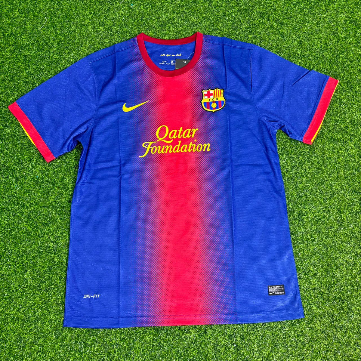Gerard Piqué Barcelona 2012/2013 Retro-Heim-Fußballtrikot