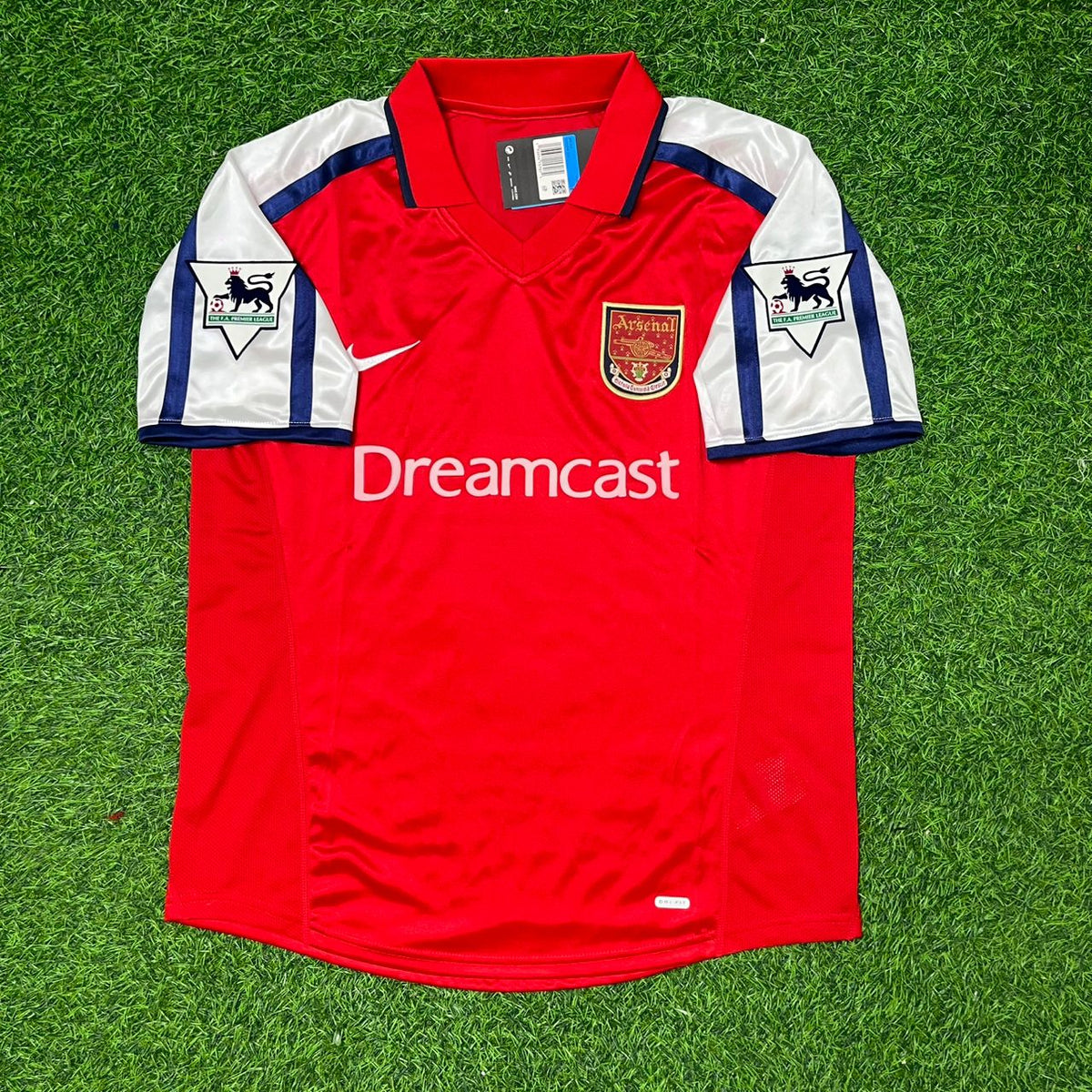 Davor Šuker Arsenal 1999-2000 Red White Retro Football Jersey
