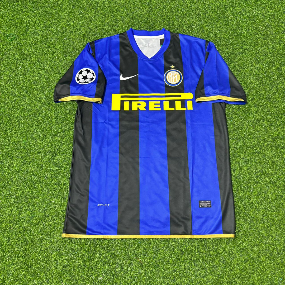 Dejan Stanković #5 Equipación de fútbol retro del Inter de Milán 2008-09