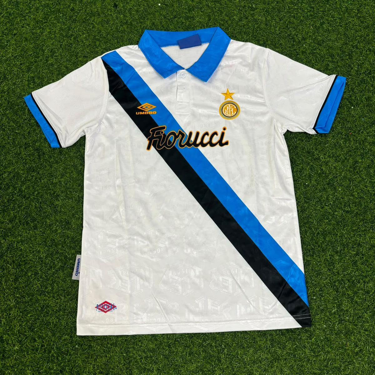 Dennis Bergkamp Inter Mailand 1997-1998 Auswärts Kinder Retro Fußball Trikot