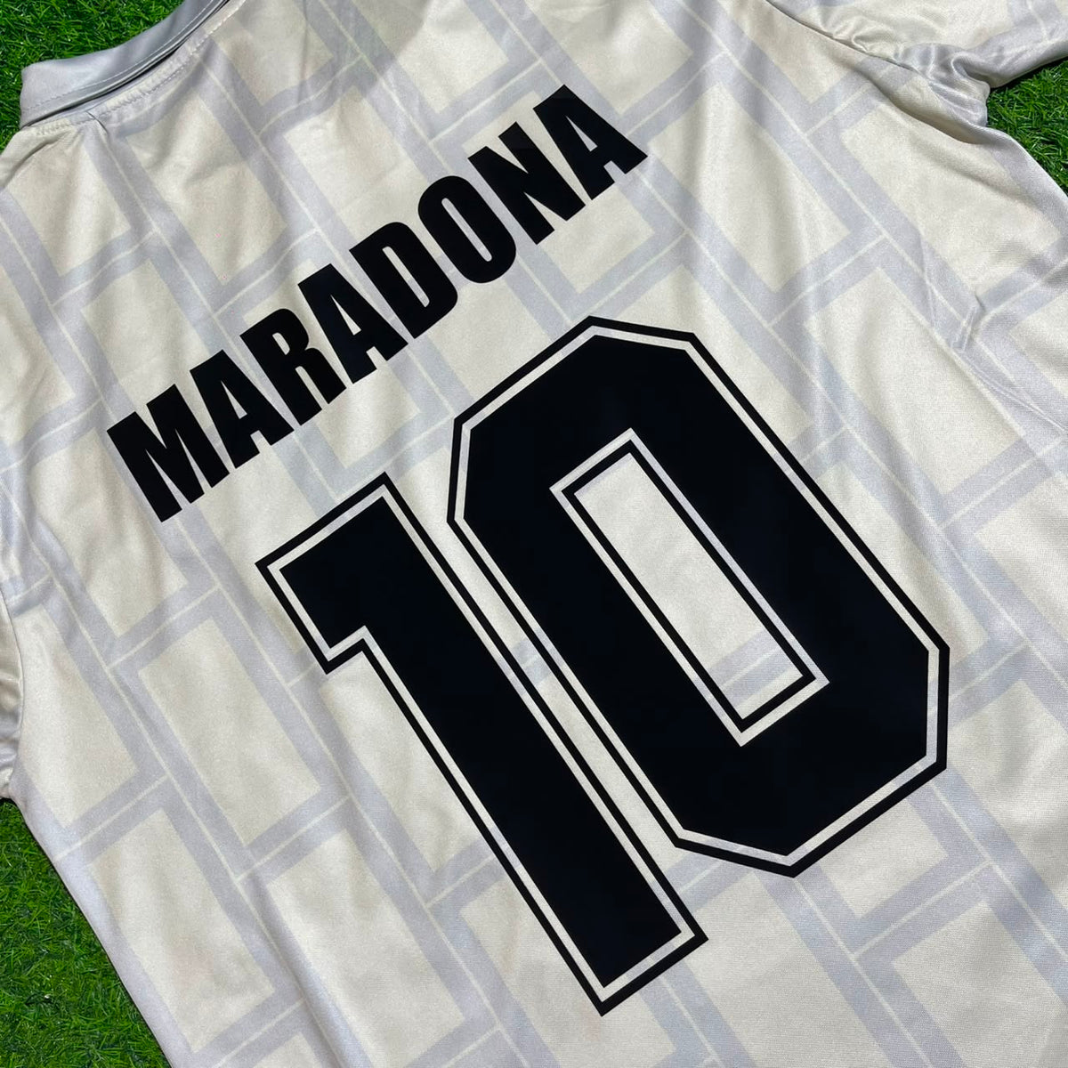 Diego Maradona Argentinien 1986 Saison Heim Langarm Retro Trikot Fußballtrikot