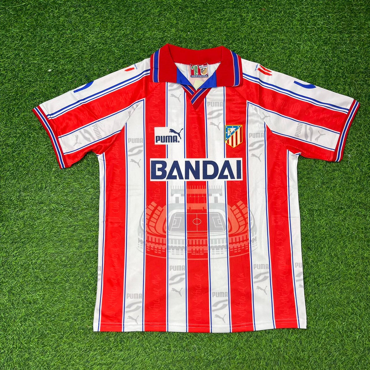Sergio Kun Agüero Atletico Madrid Retro Fußball Trikot