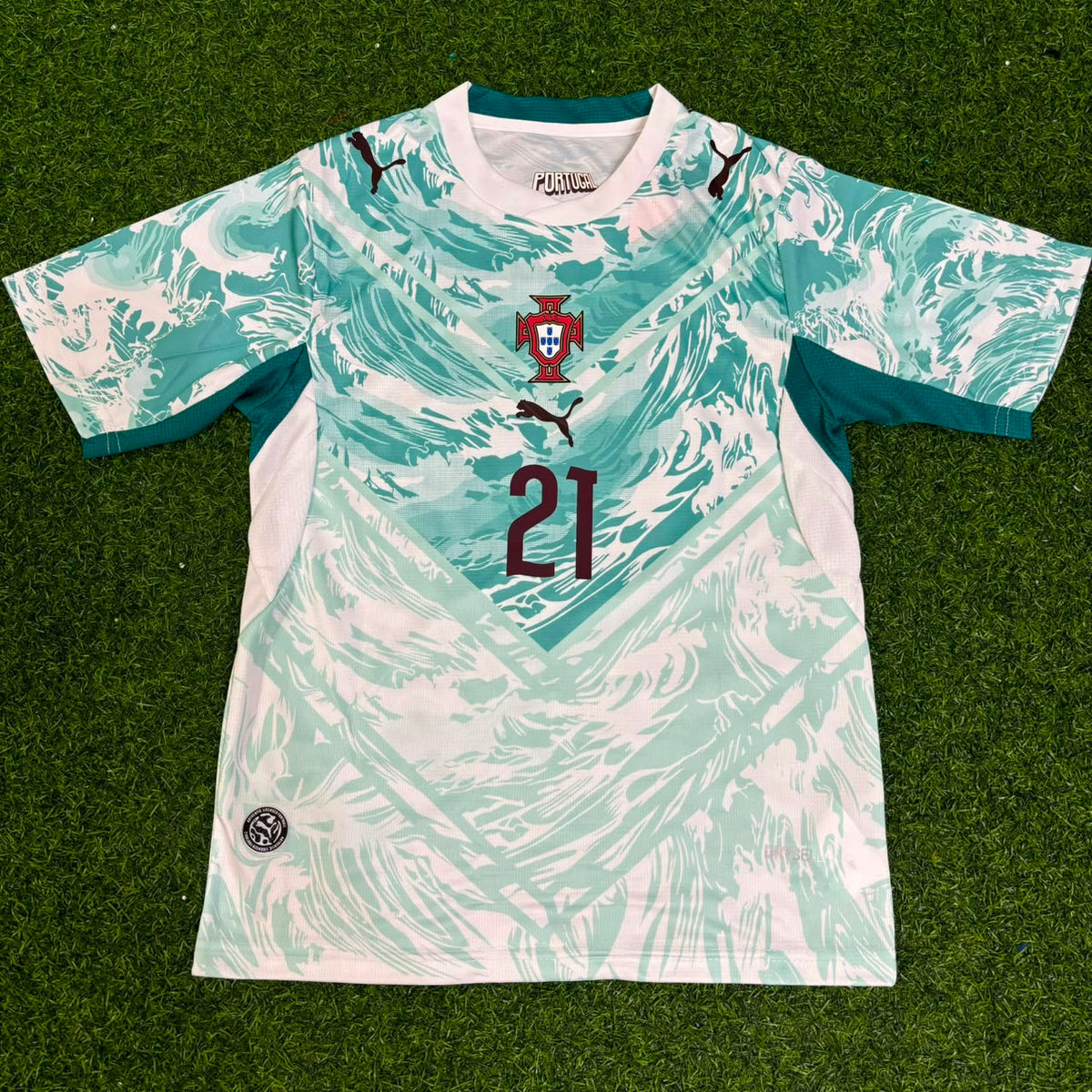 Diogo Jota Portugal 2026 World Cup Kids White Away Football Jersey