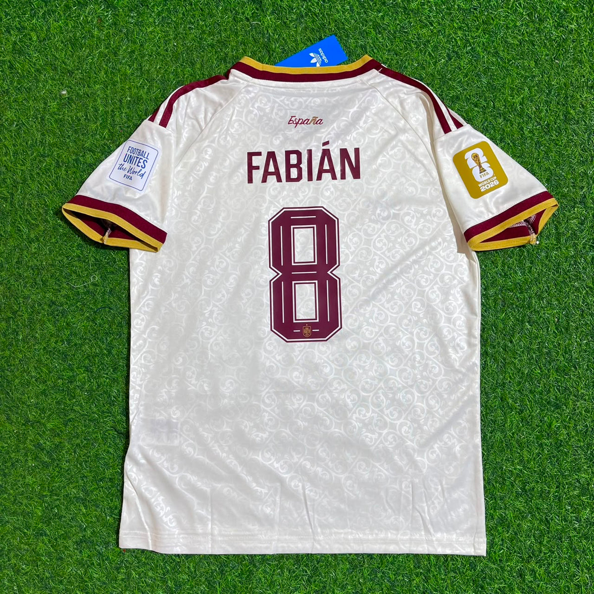 Fabian Ruiz Spain 2026 World Cup Kids Away Football Jersey