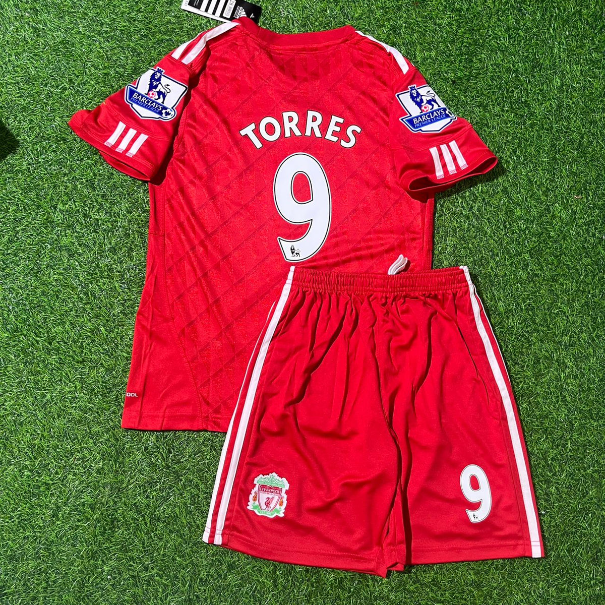 Maillot de football rétro rouge Liverpool de Fernando Torres, saison 2010/2011, ENFANT