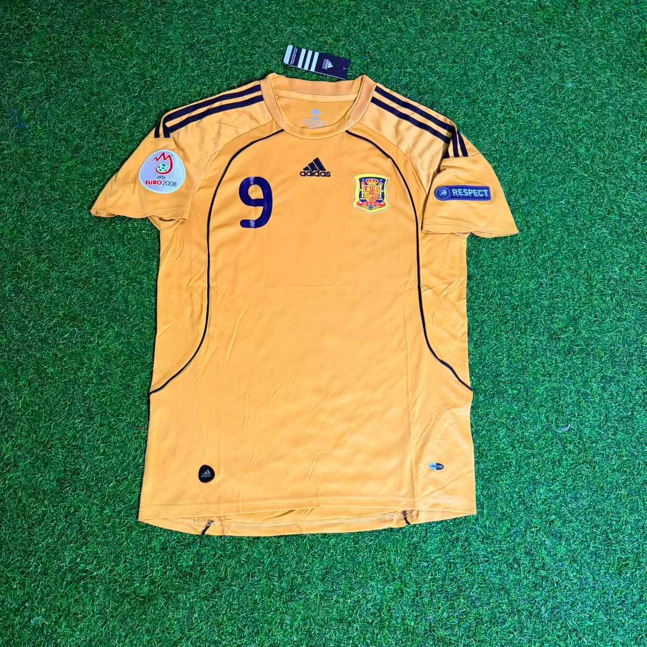 Fernando Torres 9- Spain EURO 2008 Retro Football Jersey