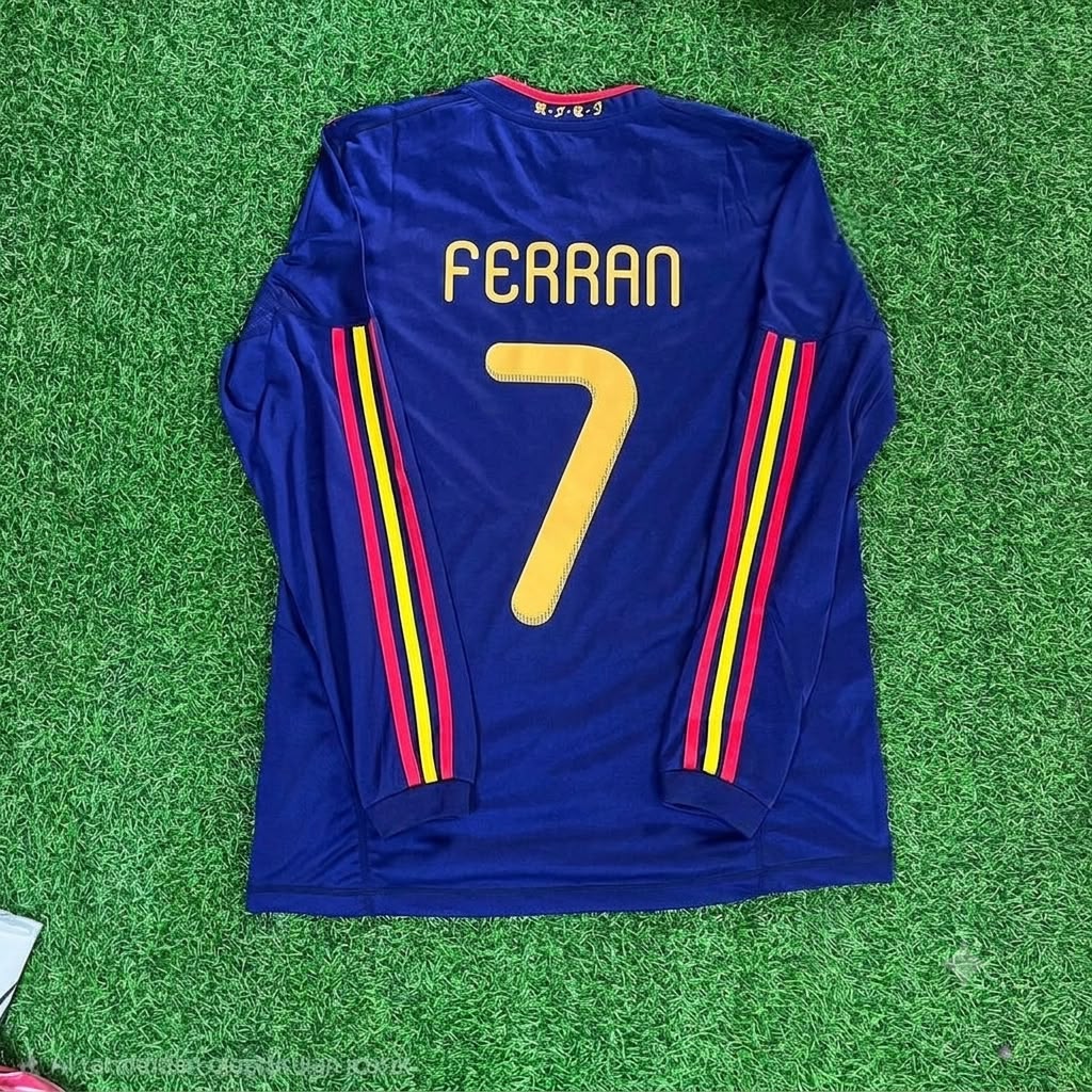 Maillot Rétro Commémoratif Ferran Torres - Espagne