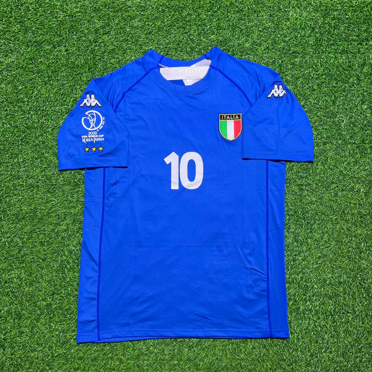 Francesco Totti #10 Italien WM 2002 Heim Retro Trikot