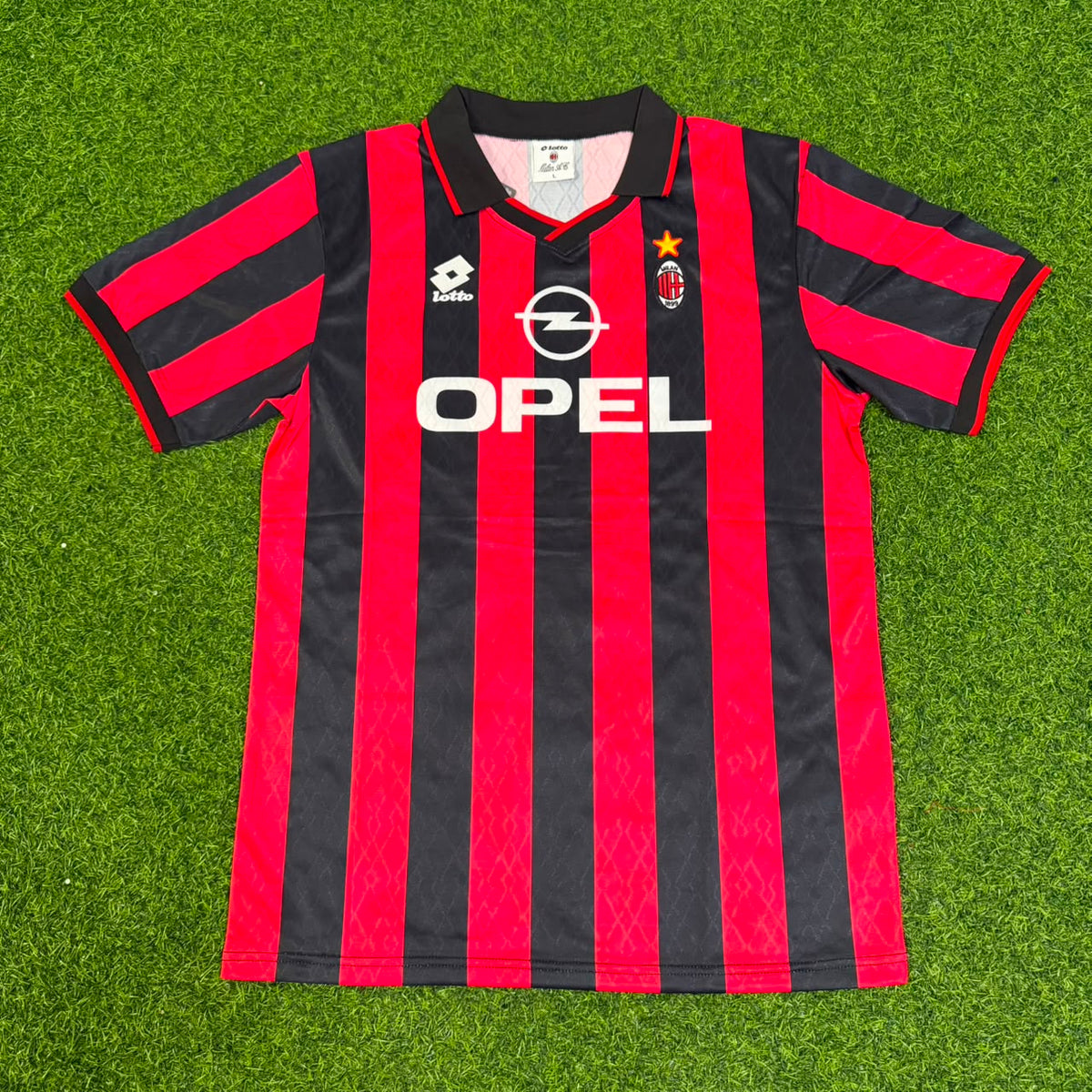 Camiseta de fútbol retro del AC Milan de Franco Baresi 1994/1995