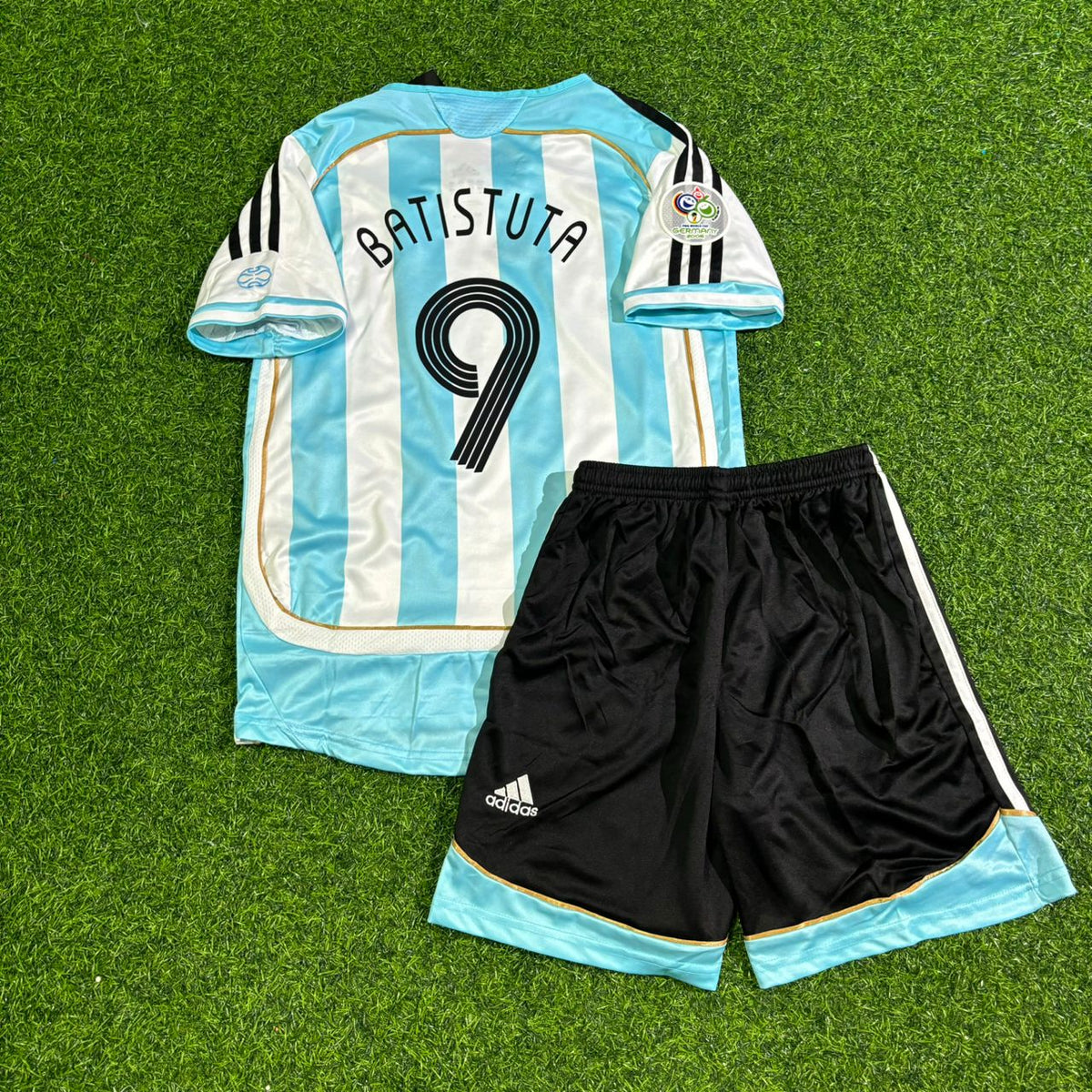 Argentina Kids Retro Football Jersey – Gabriel Batistuta