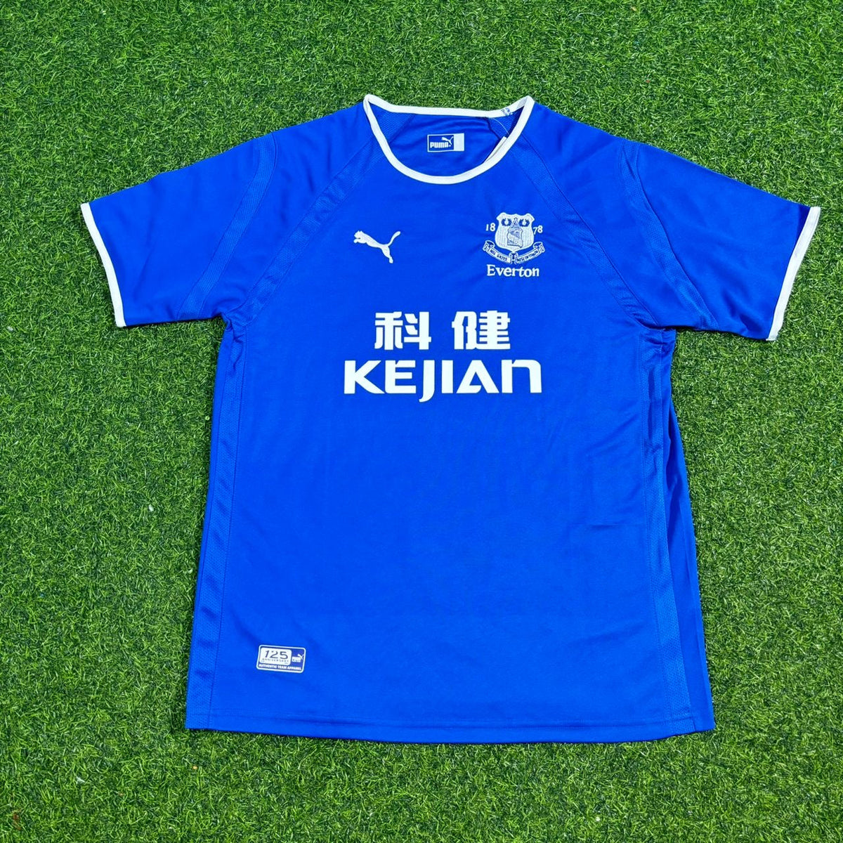 Mikel Arteta #6 FC Everton Blaues Retro-Fußballtrikot