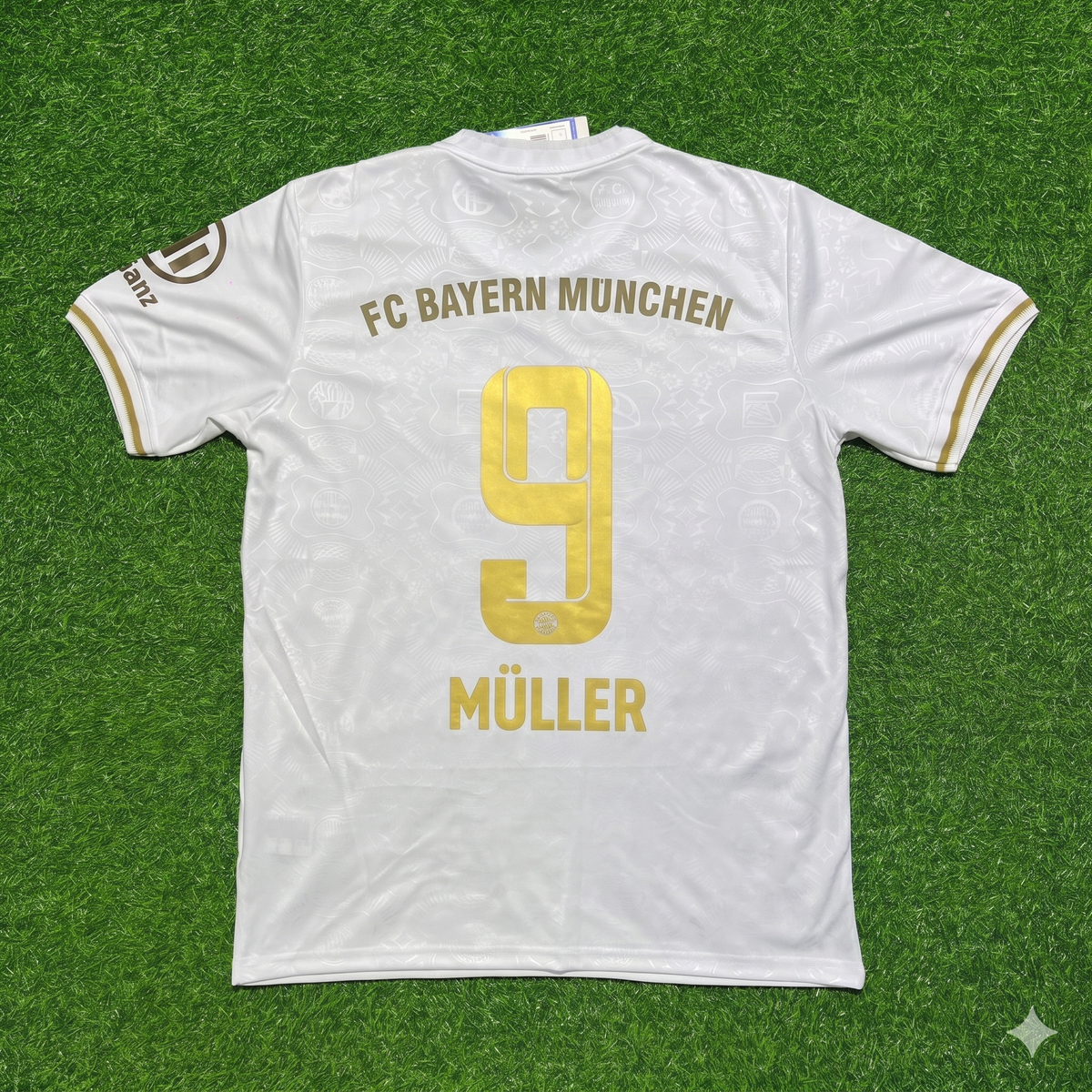 Gerd Müller #9 FC Bayern München 125 Years Anniversary Special-Edition White Jersey