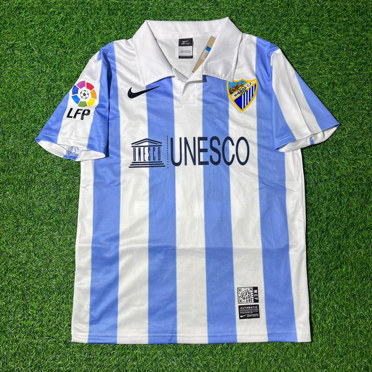 Joaguin Málaga CF 2012/13 Retro Home Football Jersey Kit