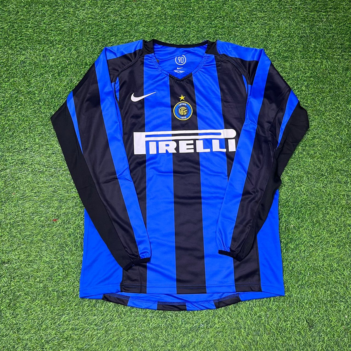 Maillot de football rétro Javier Zanetti Inter Milan 2004-05