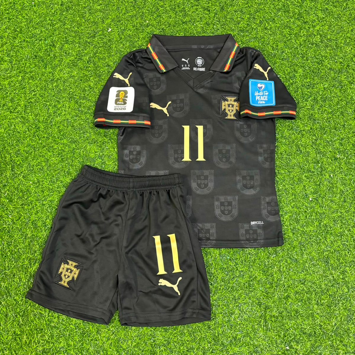 João Félix Portugal 2026 World Cup Black Kids Football Jersey
