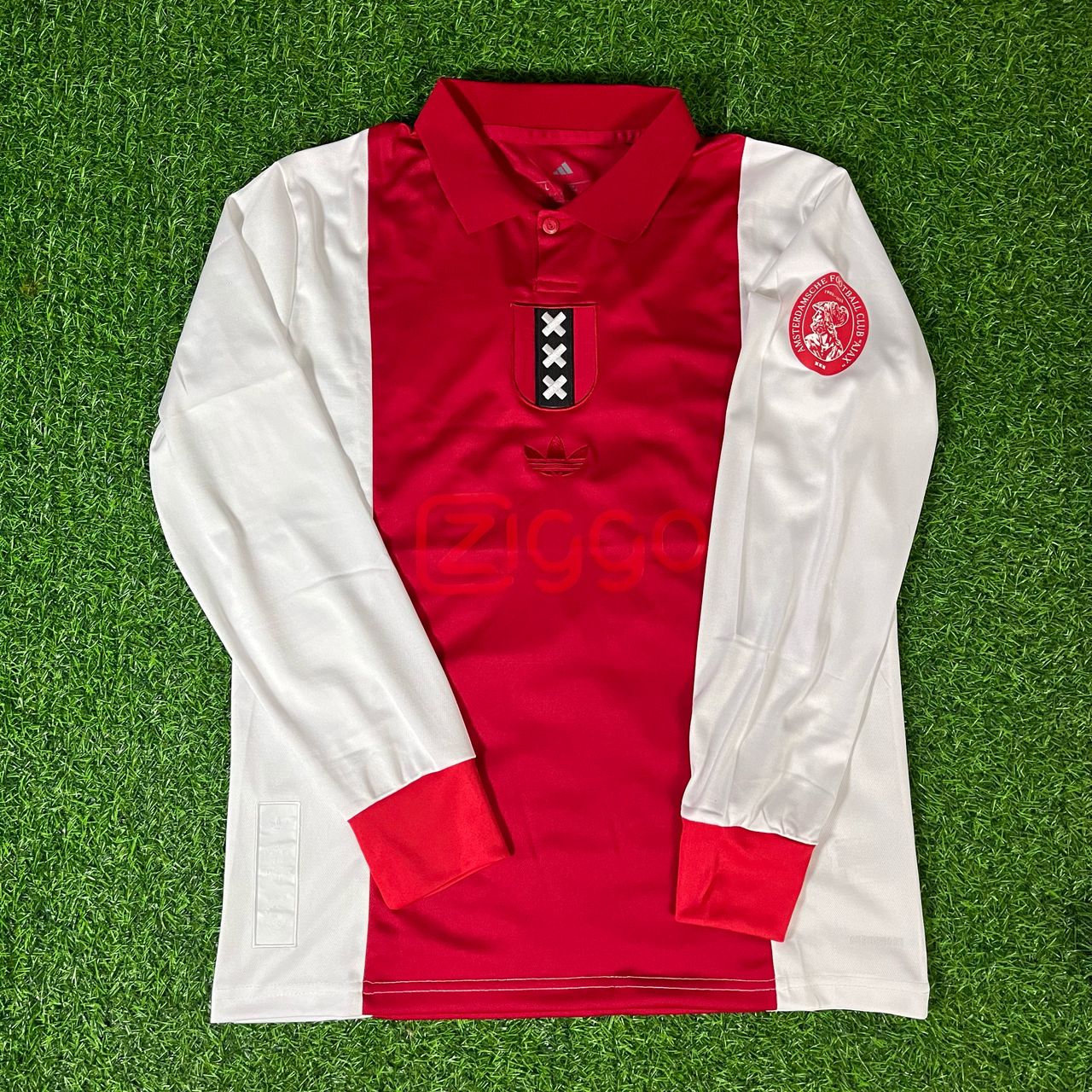Johan Cruyff 14 – Ajax Commemorative Long Sleeve Retro Shirt Kit Jersey – | Trikot | Maillot Soccer Shirt