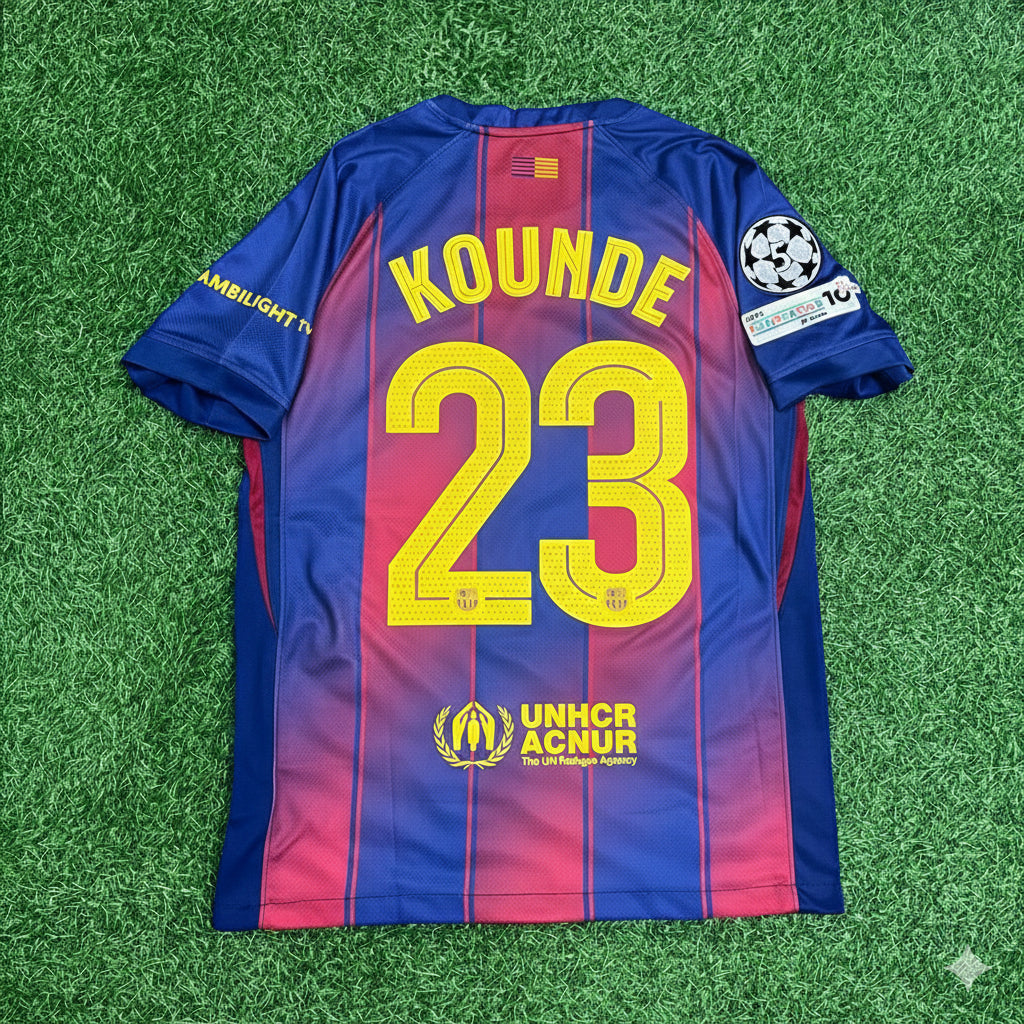 Jules Kounde Barcelona 2025/2026 Season Kit Jersey Trikot Maillot