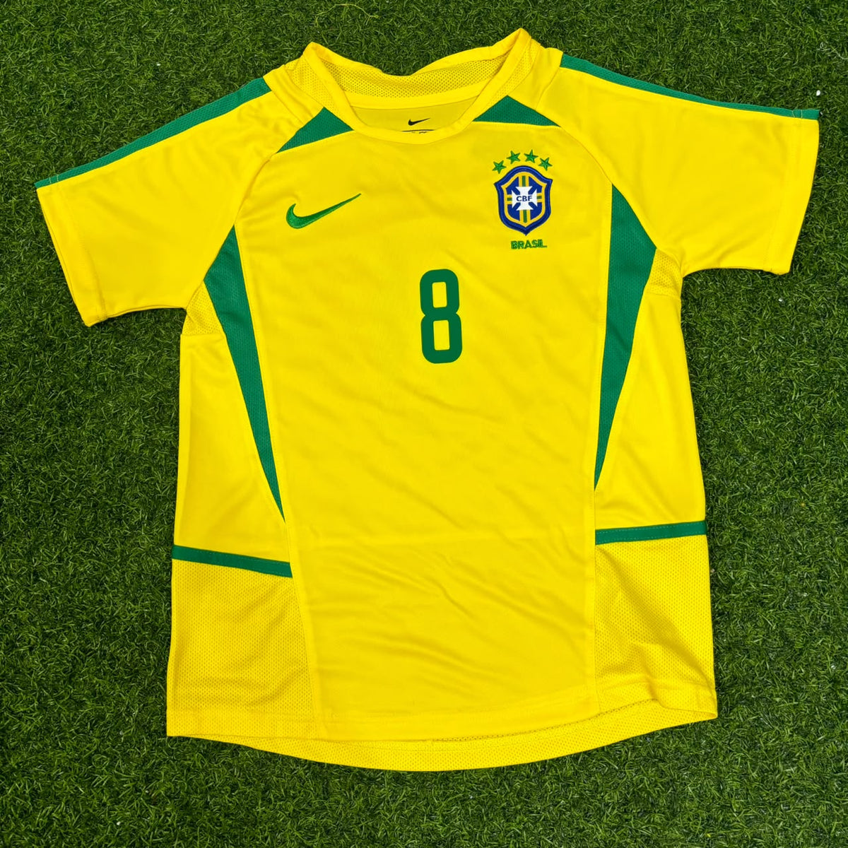 Maillot de foot rétro enfant Kaká Leite 8 - Brésil