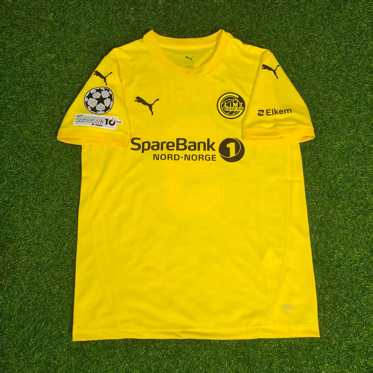 Patrick Berg #7 Bodø/Glimt 2026 New Season Champions League Yellow Jersey