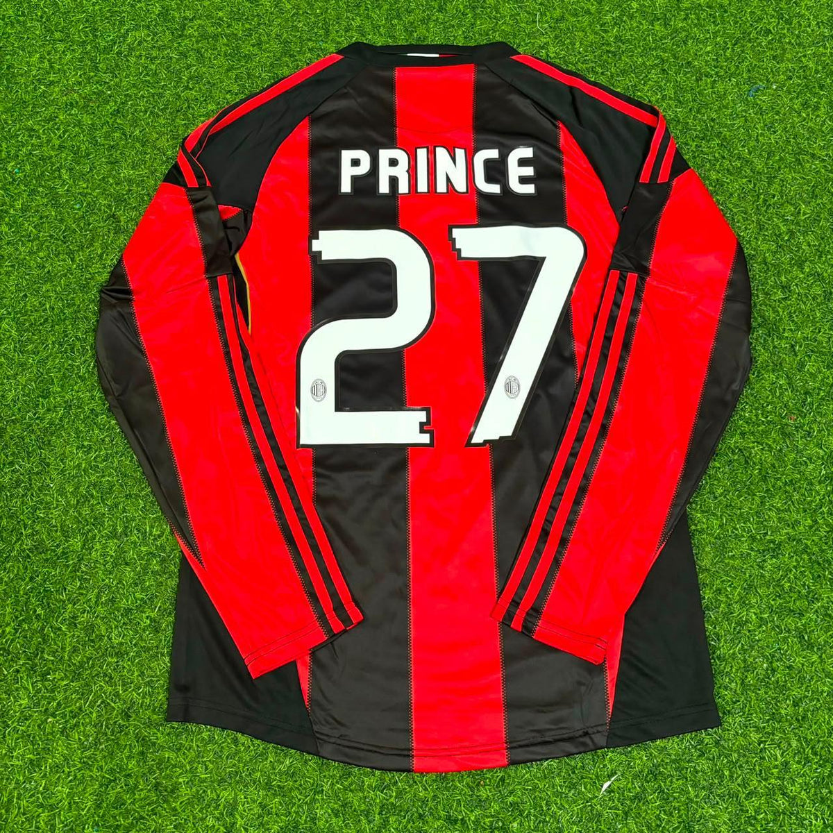 Camiseta de fútbol retro de Kevin-Prince Boateng, AC Milan 2010-2011, local, manga larga