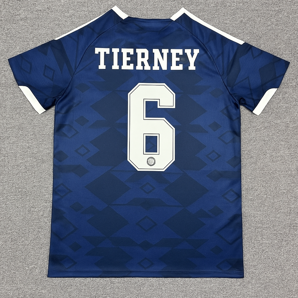 Kieran Tierney Scotland 2026 World Cup Football Jersey Kit