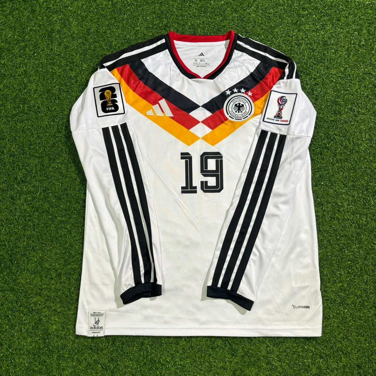 Leroy Sané #19 Deutschland WM 2026 Langarm Heimtrikot-Set