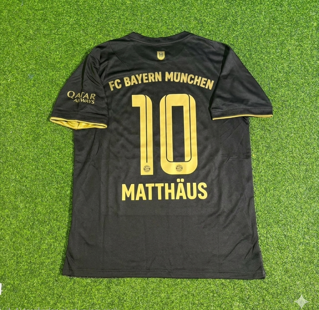 Maillot de Football Extérieur Lothar Matthäus Beckenbauer Bayern Munich