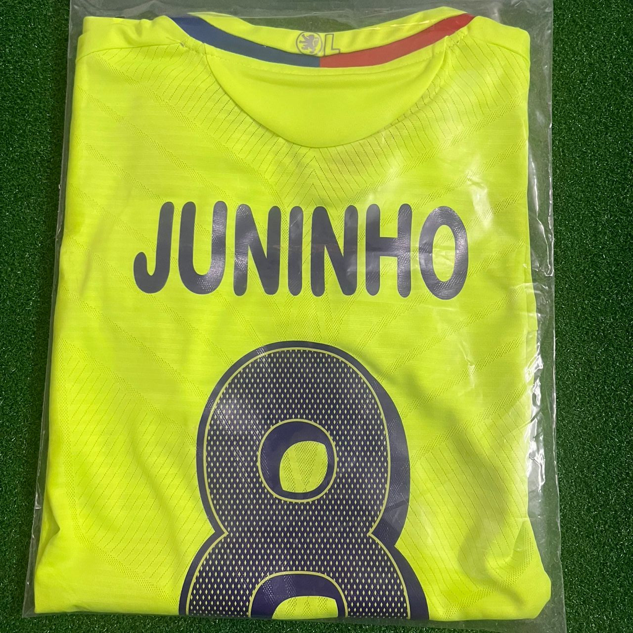 Juninho Pernambucano Olympique Lyon 2008-2009 Third Retro Football Jersey