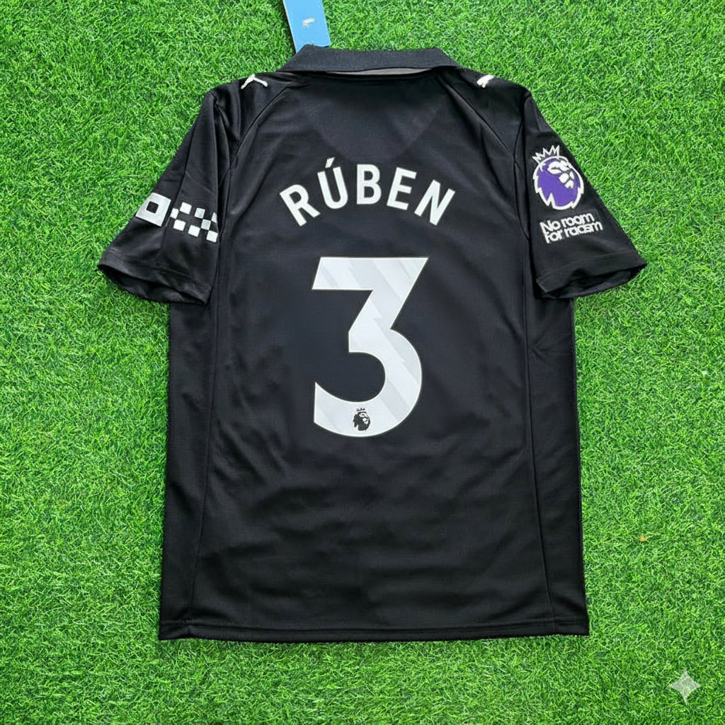 Rúben Dias Manchester City Black New Season 2026 Jersey Maillot