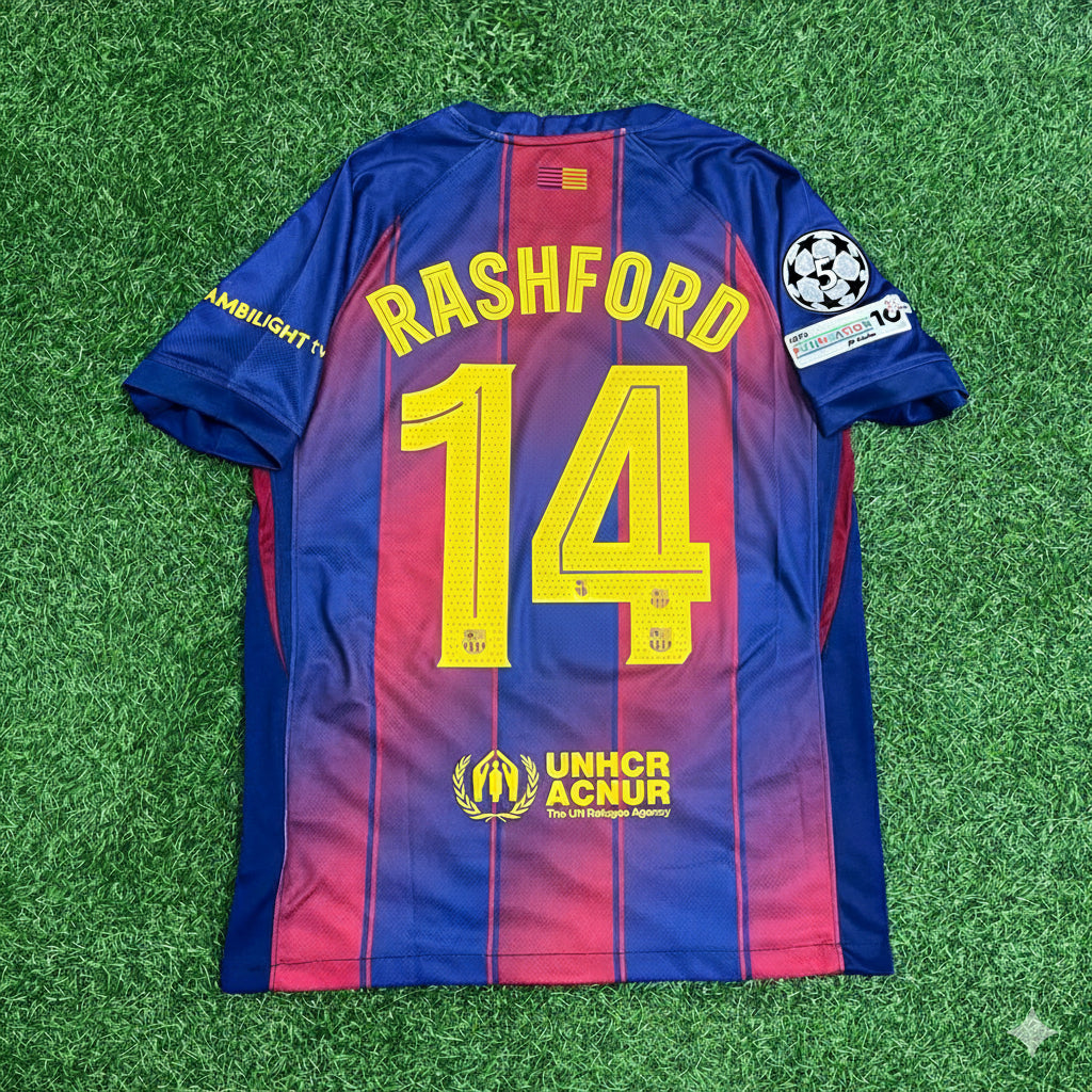 Marcus Rashford Barcelona 2025/2026 Season Kit Jersey Trikot Maillot