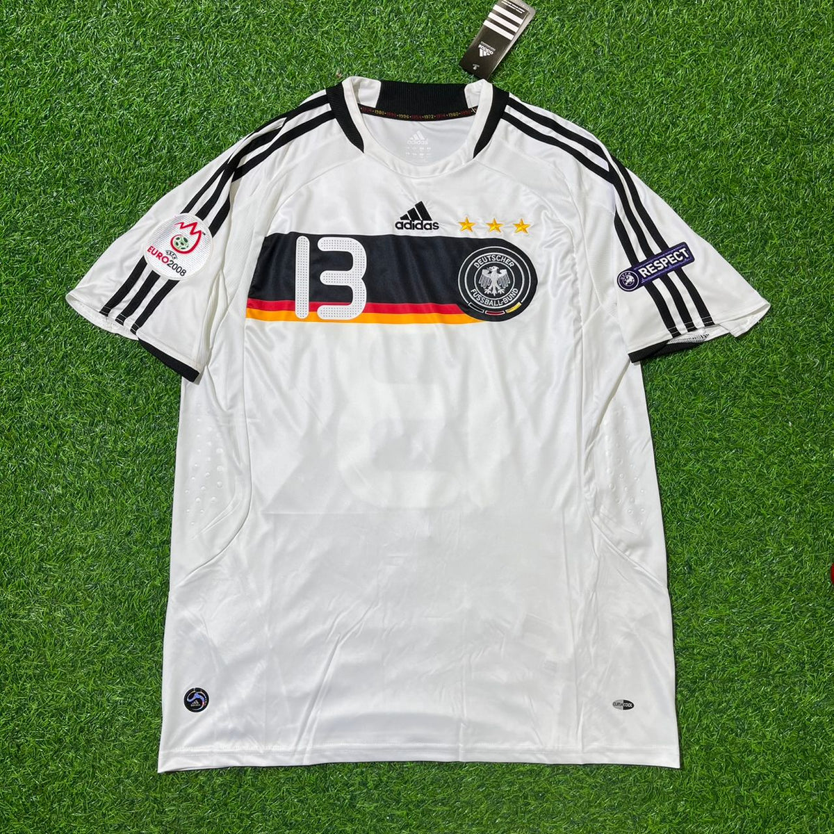 Germany 2008 EURO Retro Football Jersey – Michael Ballack