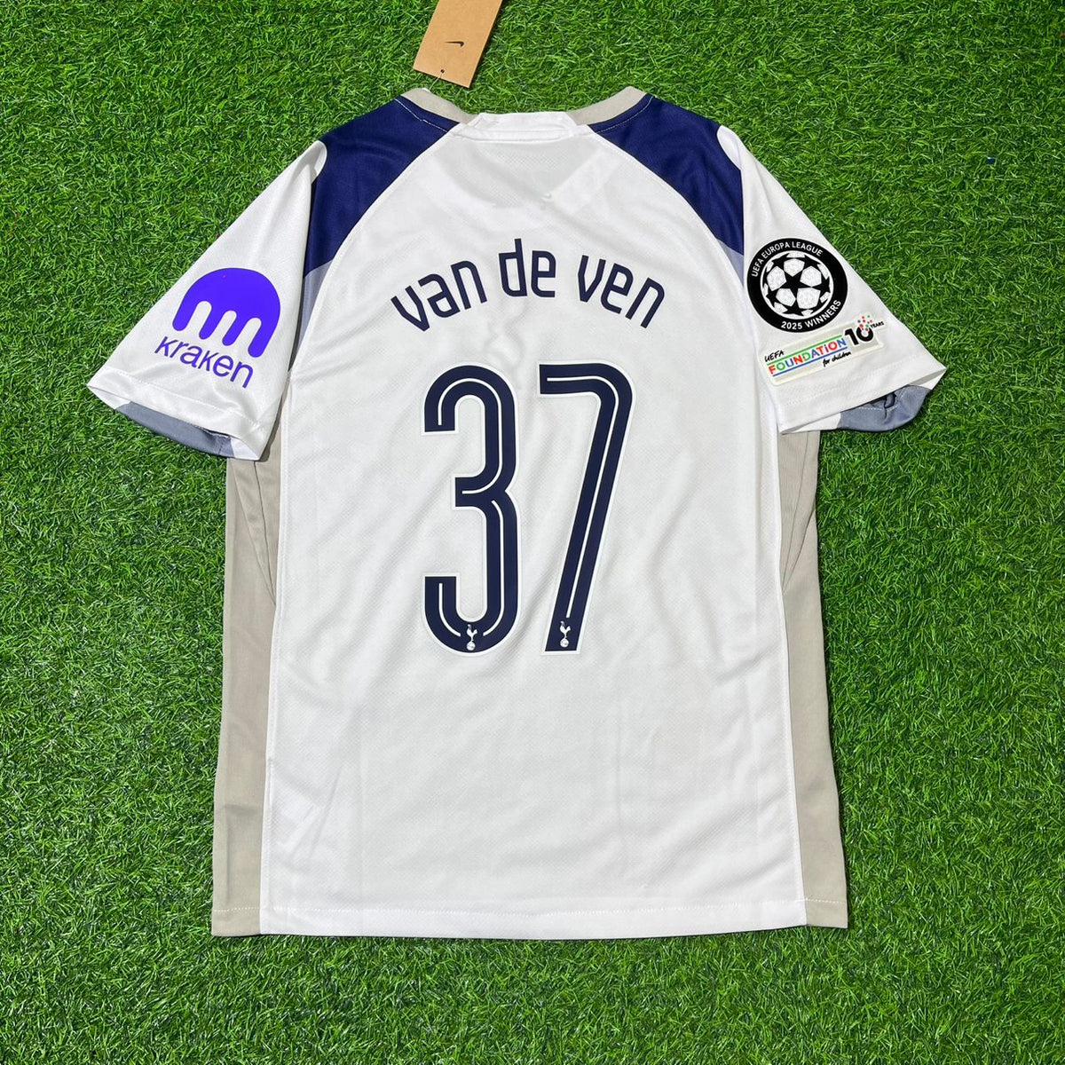 Micky van de Ven Tottenham Home White New Season 2026 Football Jersey