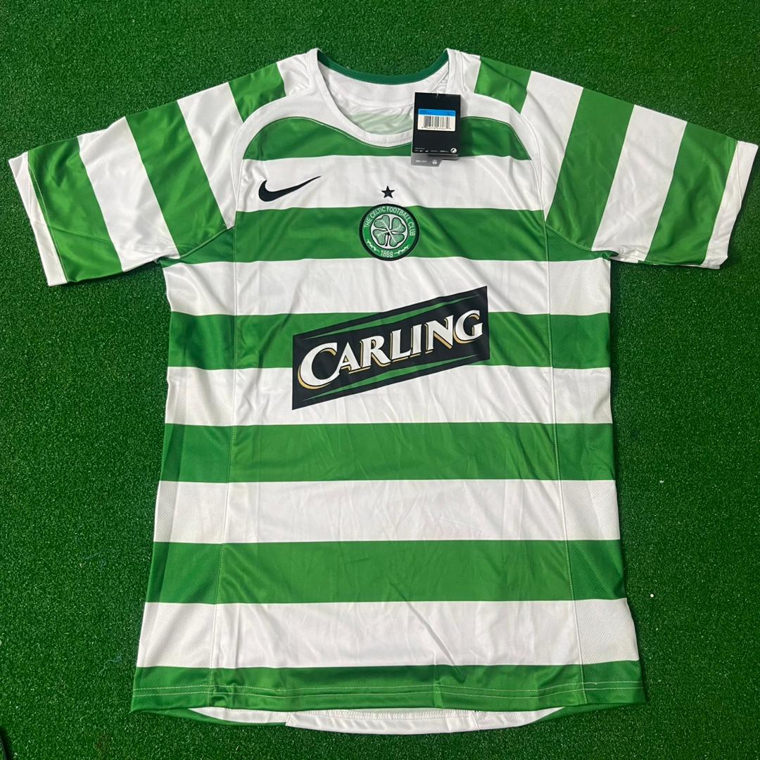 Shunsuke Nakamura Celtic 2005-2007 Retro Home Jersey Trikot Maillot Soccer Shirt