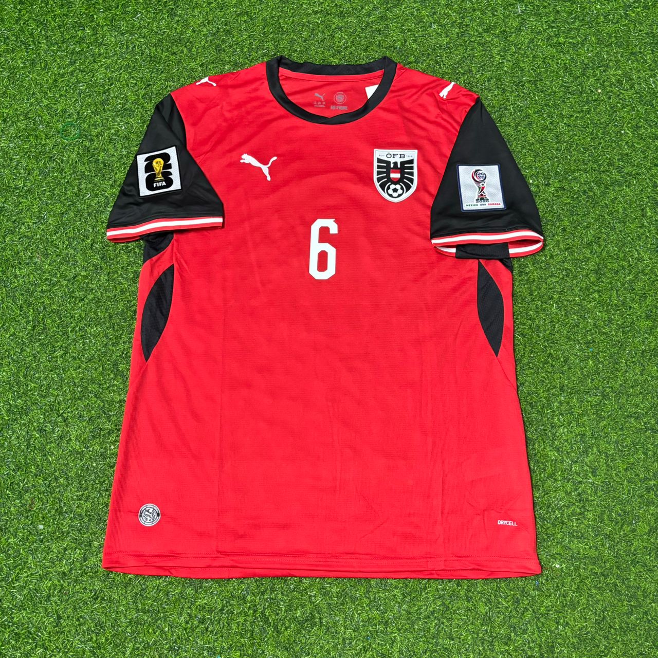 Nicolas Seiwald 6- Österreich 2026 WM-Trikot Maillot