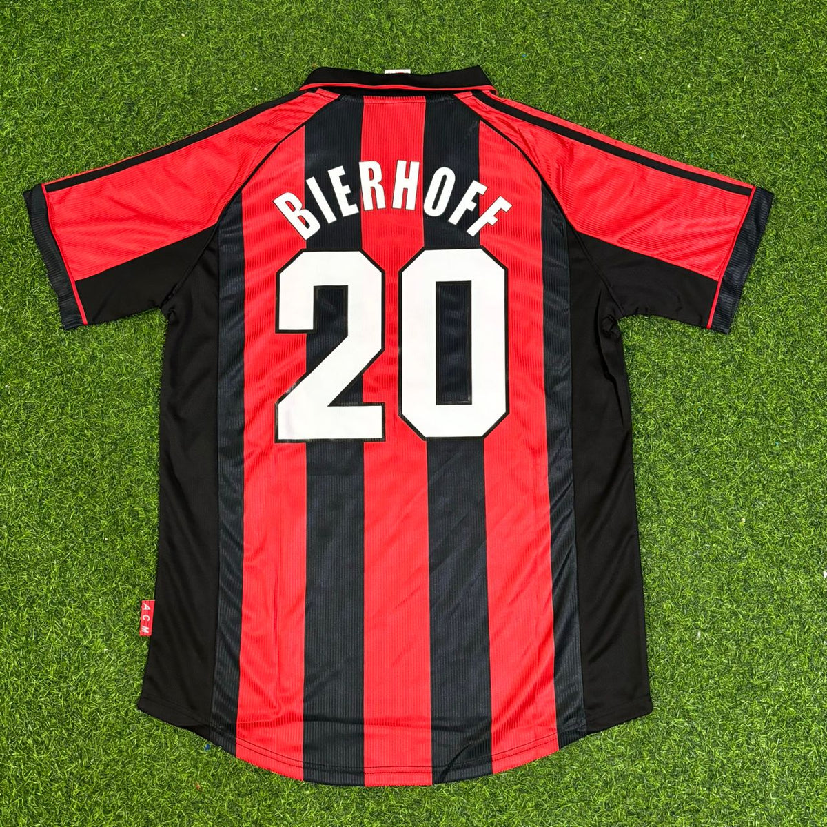 Oliver Bierhoff 20- Camiseta de fútbol retro del AC Milan 1999