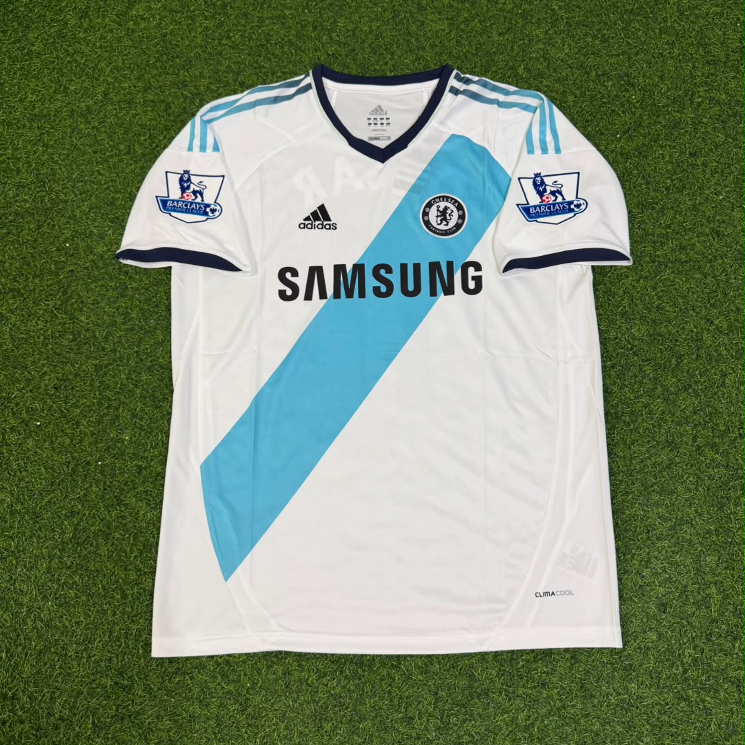 Chelsea 2012/13 White Retro Football Jersey – Oscar