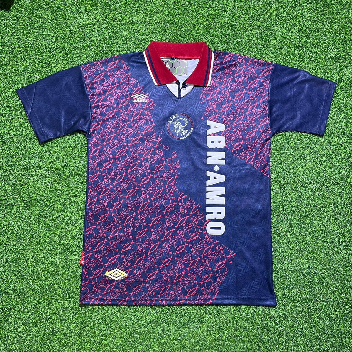 Frank de Boer #5 Ajax 1994 1995 Away Retro Football Jersey