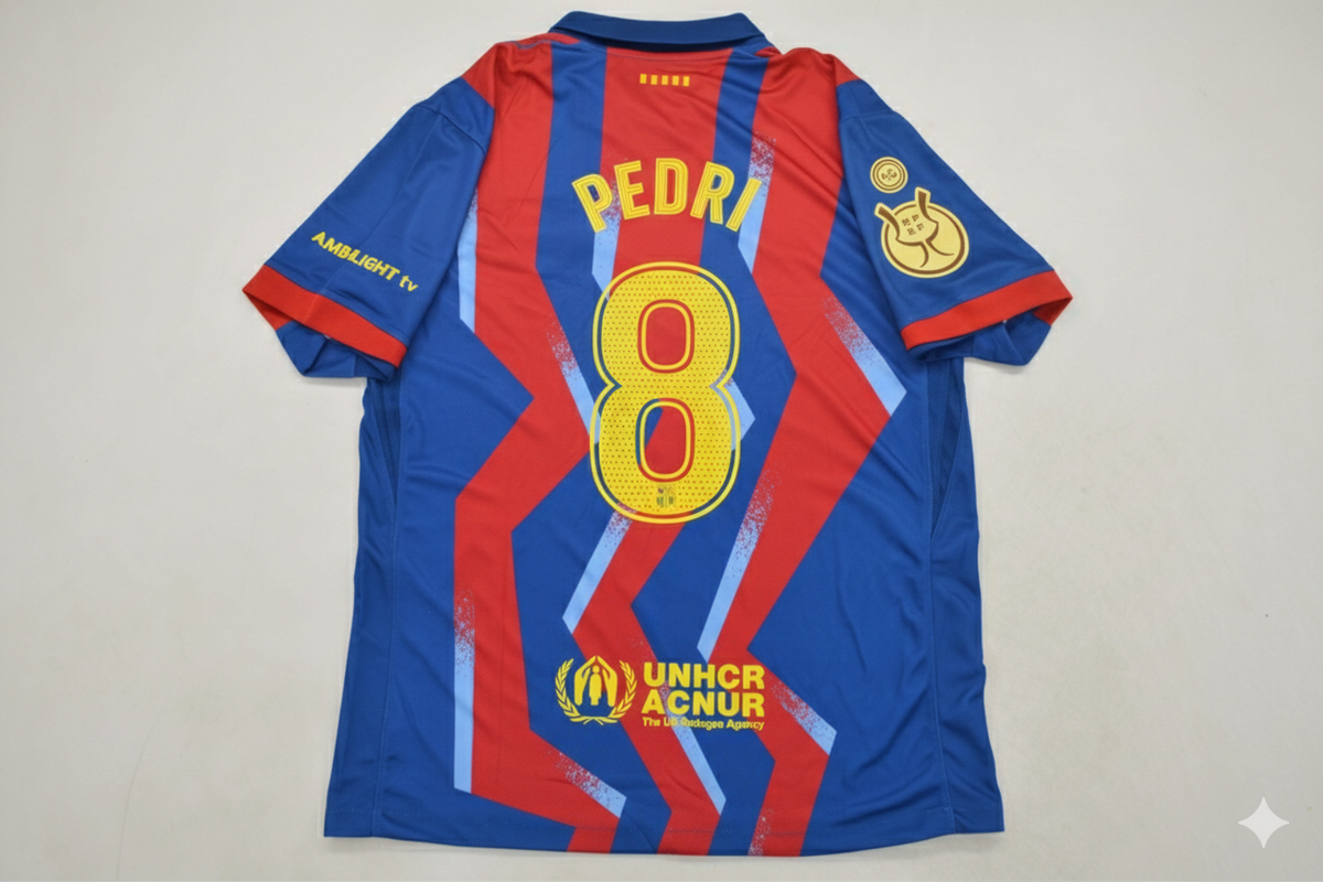 Pedri 8 – Barcelona Supercopa de España 2026 Trikot