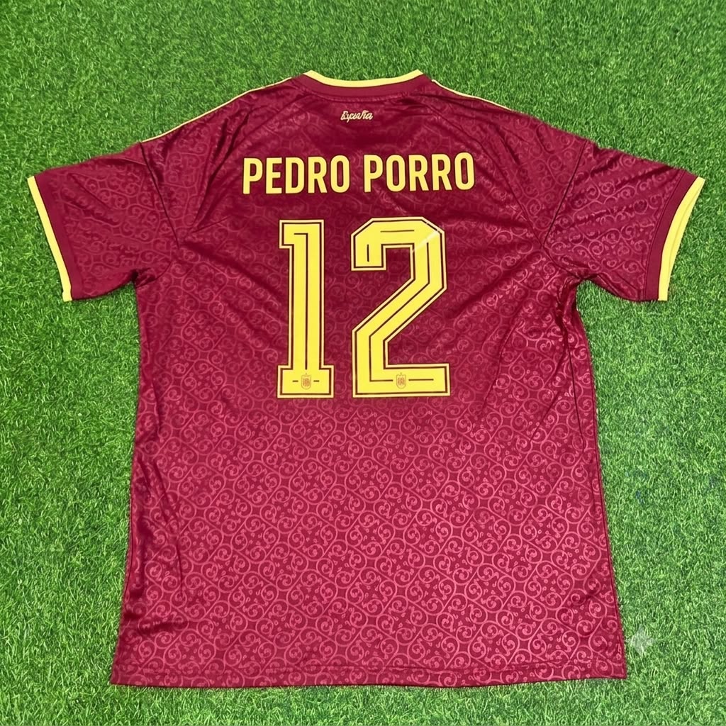 Pedro Porro Spanien WM 2026 Sonderedition Fußballtrikot