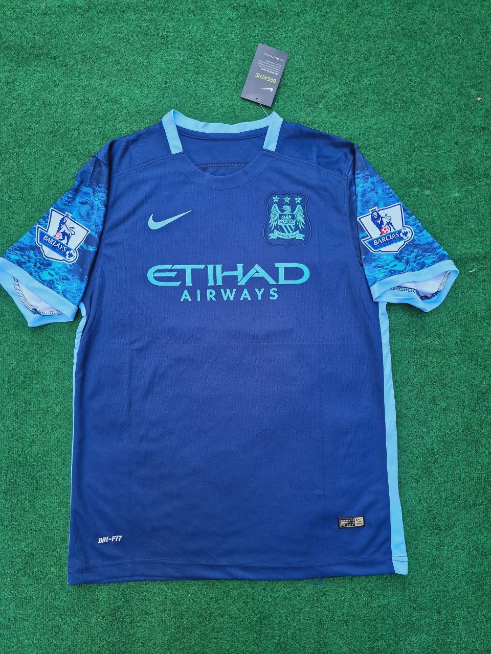Sergio Kun Aguero 10- Manchester City 2016 2017 Season Retro Trikot