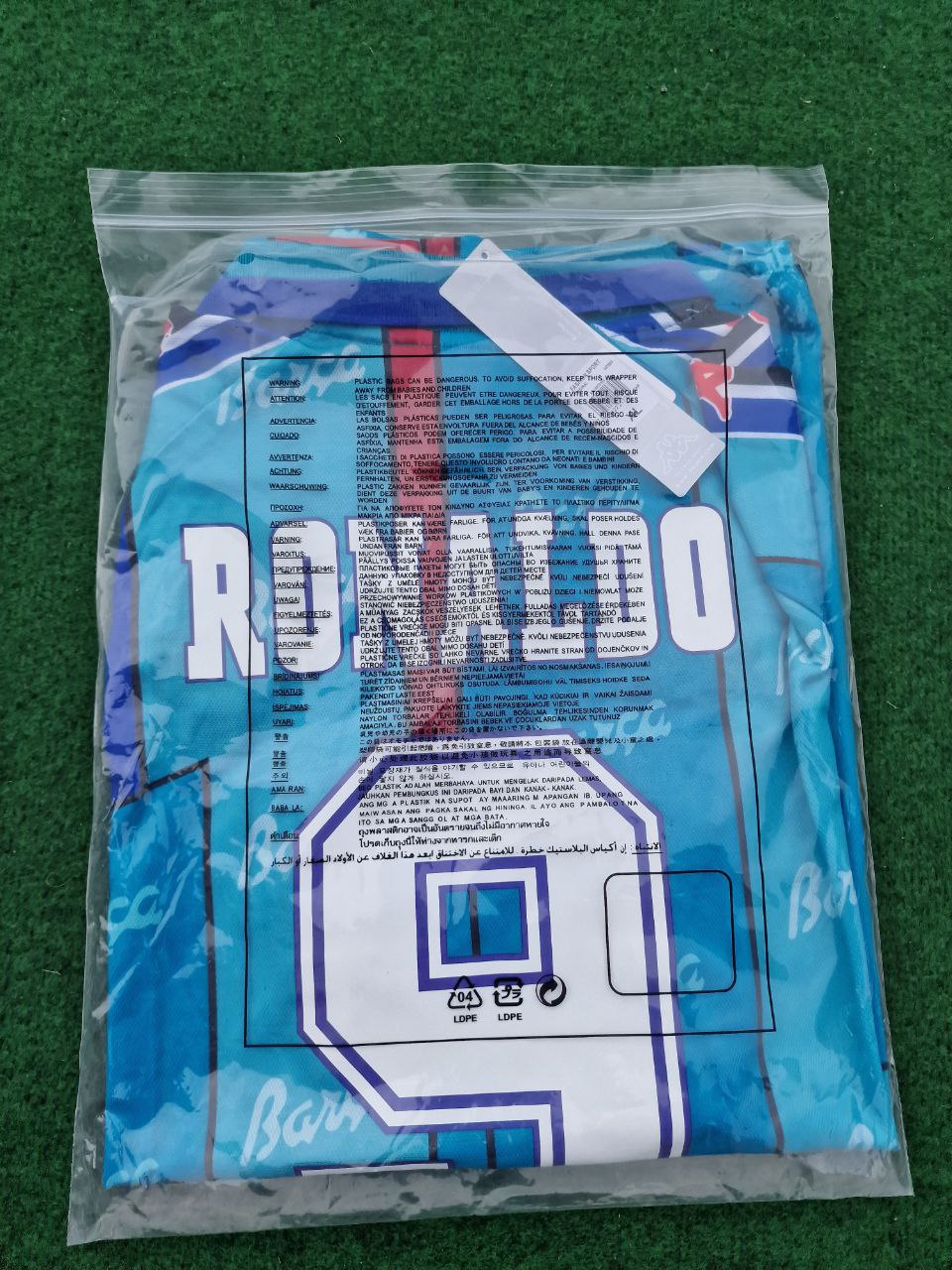 Ronaldo Nazario Barcelona 1996 1997 Retro-Fußballtrikot