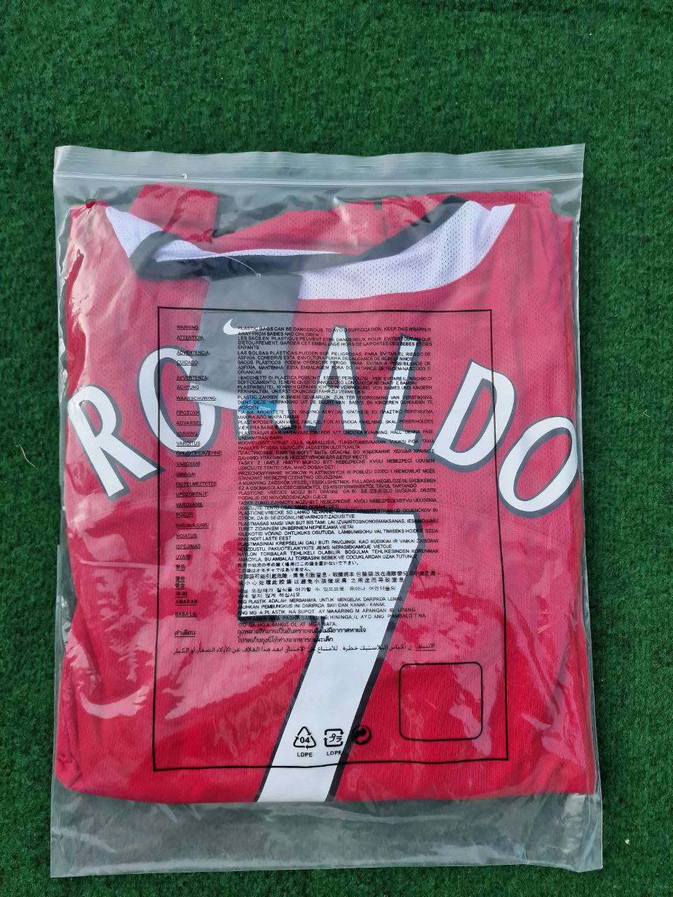 Cristiano Ronaldo Manchester United 2005 EPL Patch Retro Trikot Trikot Maillot Fußballtrikot