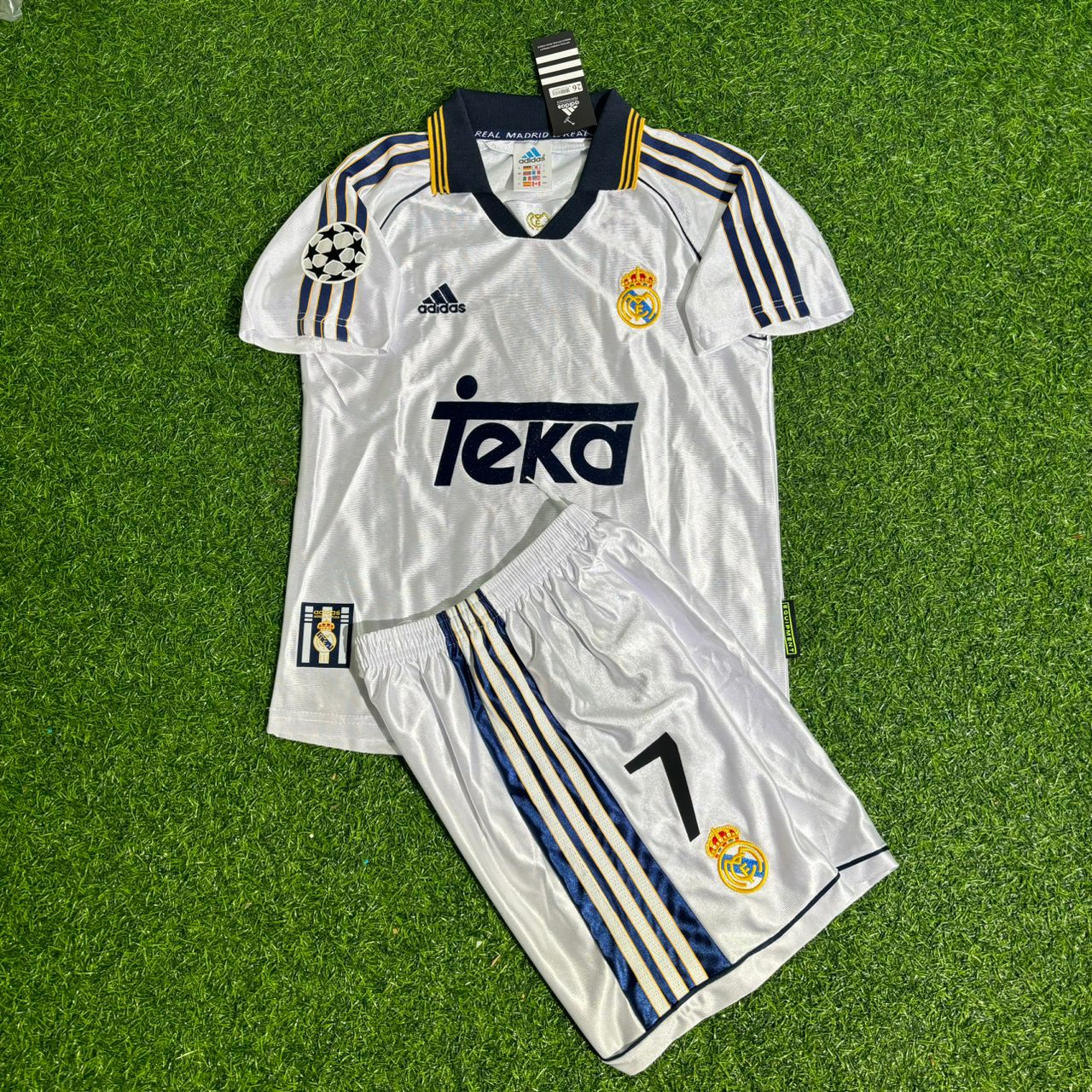 Raúl González Real 1998/2000 Retro Kids Football Jersey