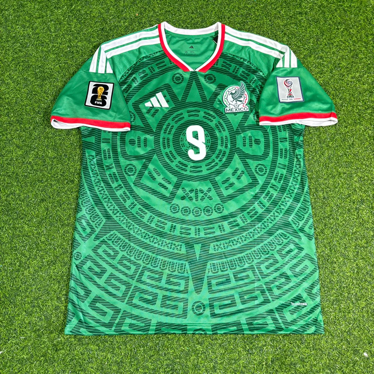 Raul Jimenez Mexiko 2026 WM Heimtrikot Grün