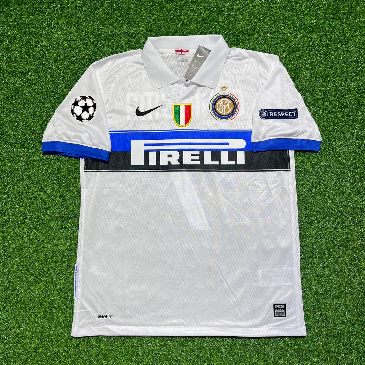 Maillot de football rétro blanc Maxwell Inter 2009/2010